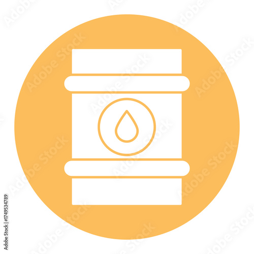 Crude oil Vector icon which can easily modify or edit
