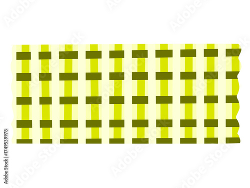 Green Gingham Tape
