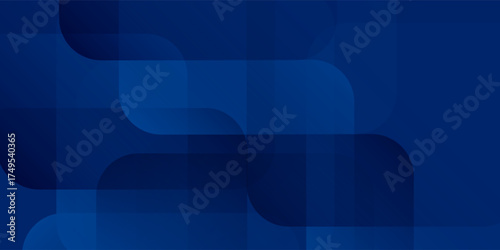 Abstract blue background with glowing geometric lines. gradient light shiny
