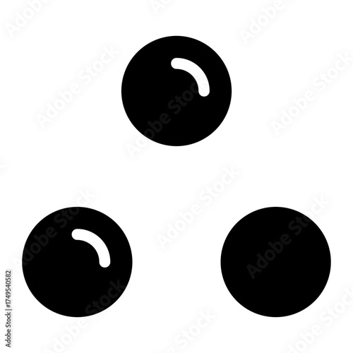 ball glyph icon