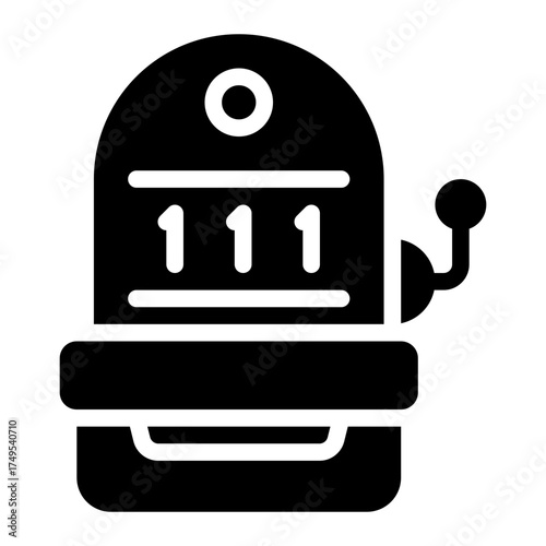 gambing glyph icon