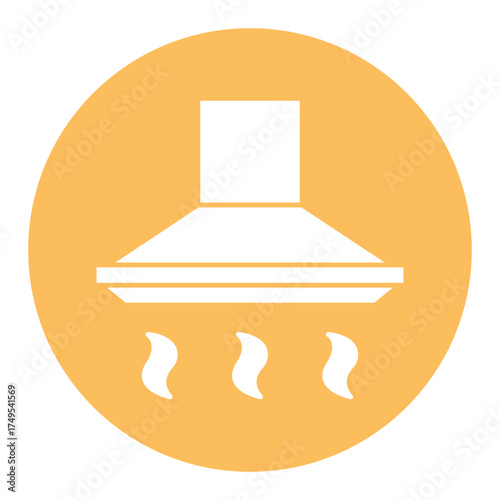 Gas exhauster Vector icon which can easily modify or edit