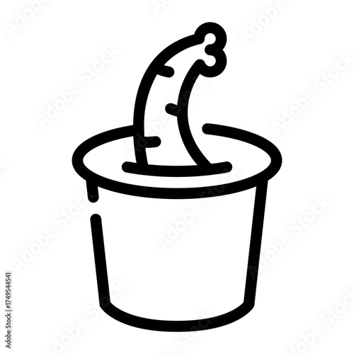 magic hat line icon