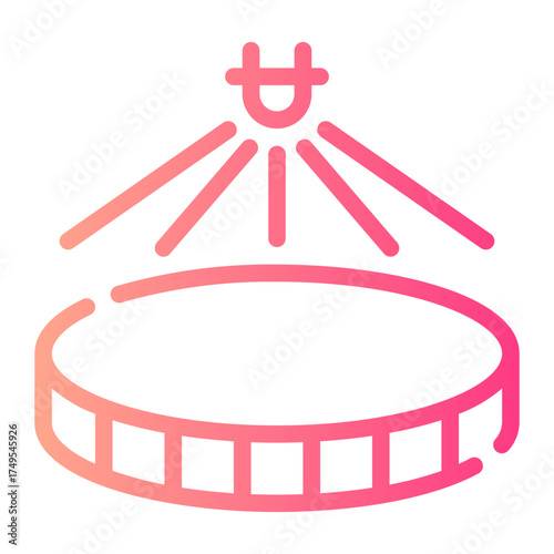 stage gradient icon