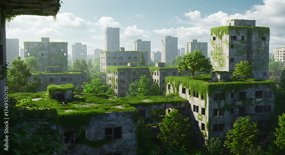 Fototapeta premium World Cities Day. Celebrating Sustainable Urban Development, Smart Architecture, and Global Connectivity