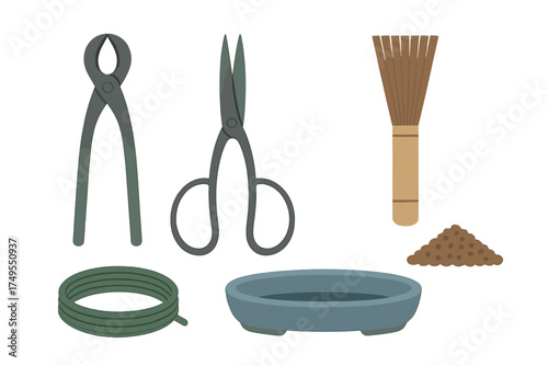 Essential tools and supplies for cultivating and maintaining miniature bonsai trees
