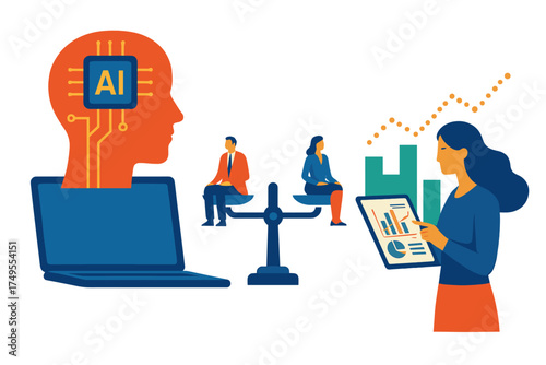 Artificial intelligence balancing gender equality in the workplace using data analysis
