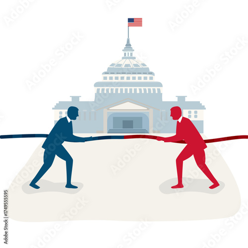 Political Tug of War – Democrats vs Republicans Over Capitol Power 