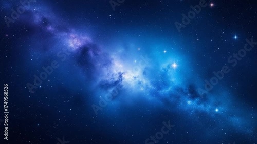 Cosmic Symphony - A Journey Through the Blue Nebulas Heart.