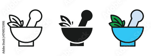 Herbal medicine icon vector. wellness and traditional medicine symbol. vector illustration.