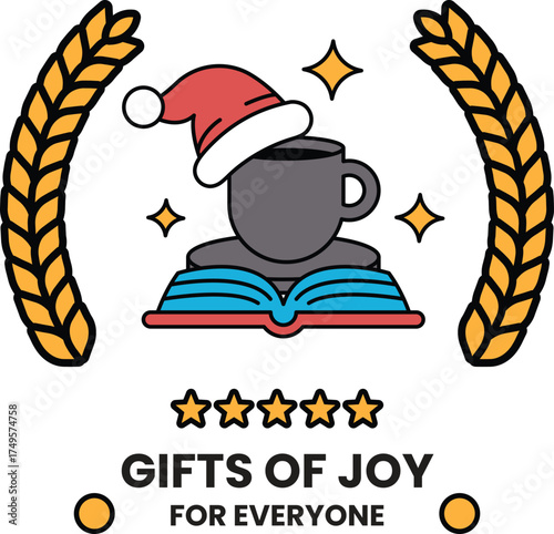 A logo for gifts of joy for everyone