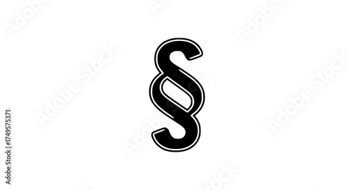 Page paragraph black white icon