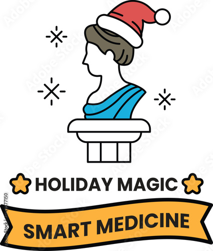 A woman in a red hat and a blue hat with a white background