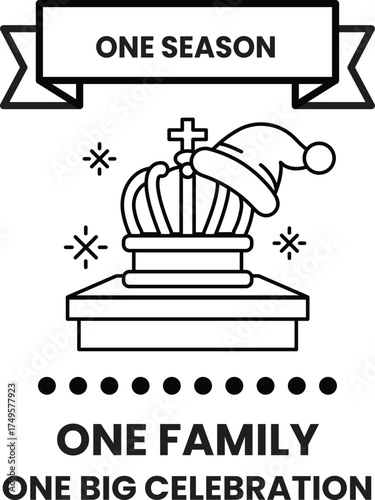 A banner for a One Family One Big Celebration