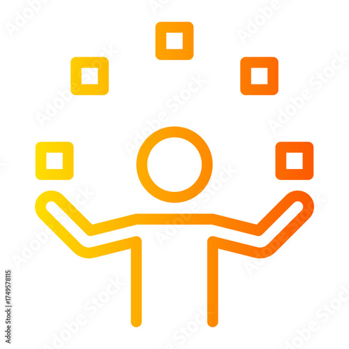circus gradient icon