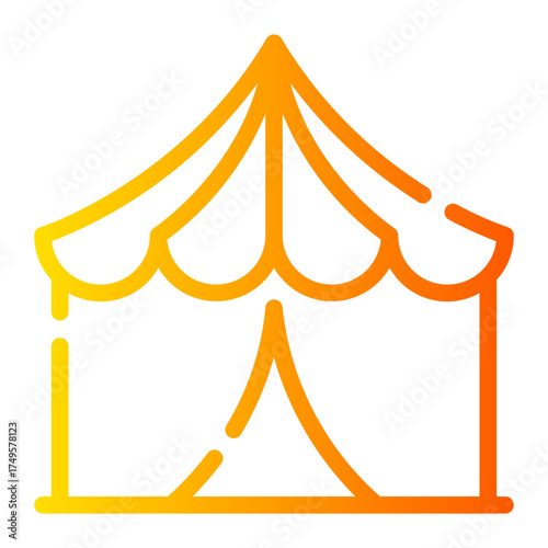 circus gradient icon