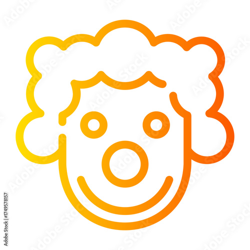 clown gradient icon
