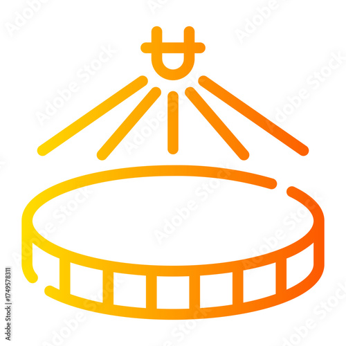 stage gradient icon