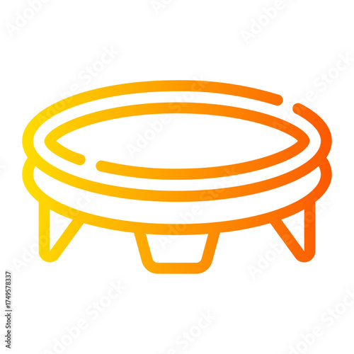 trampoline gradient icon