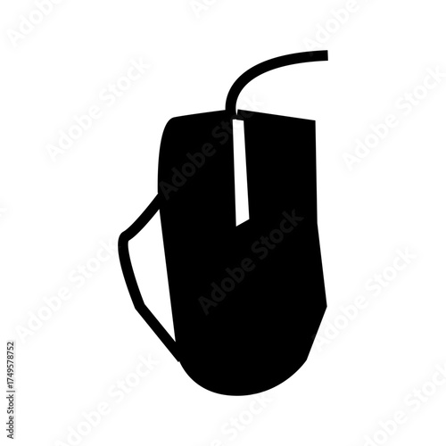 mouse gaming vector illustration glyph icon