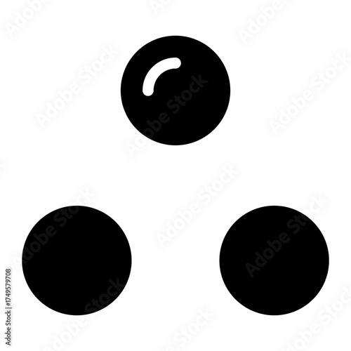 ball glyph icon