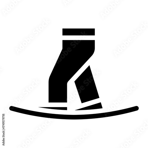 balance glyph icon