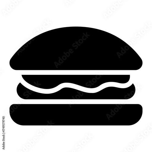 burger glyph icon