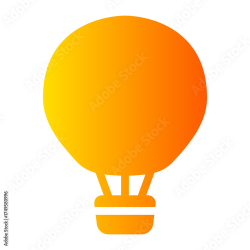 air ballon gradient icon