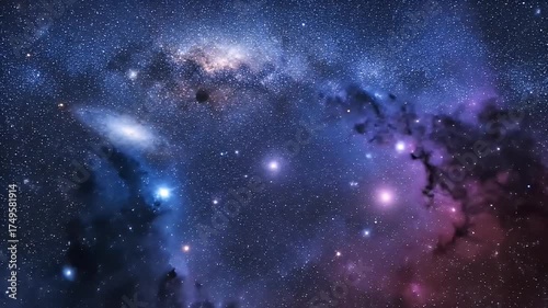 Wallpaper Mural Stunning Cosmic Vista - A Deep Dive into the Celestial Universe. Torontodigital.ca