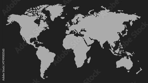 Geographic Map of Asia and Eurasia