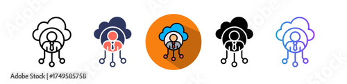 Cloud Clients multiple icon