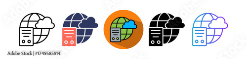 Web Server multiple icon