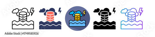 Data Lake multiple icon