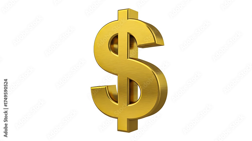 Obraz premium Business success and financial growth concept with golden dollar sign, blue currency symbol, and 2026 goal target vision for future planning and technology innovation 