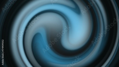 Deep Oceanic Teal and Black Vortex Animation
