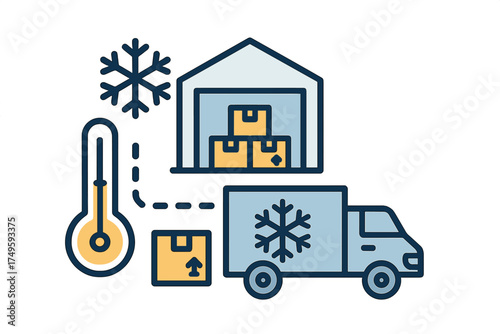 Temperature controlled cargo transport and cold chain logistics management