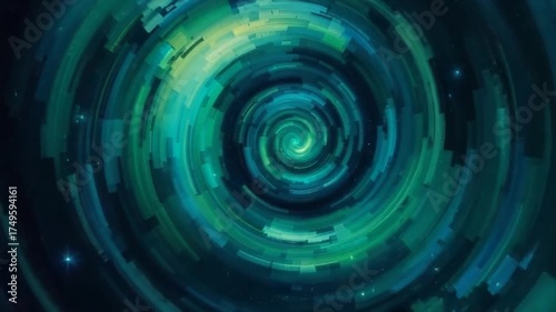 Mystical Vortex - A Swirling Journey Through Time and Space.