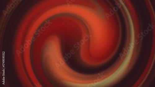 Vibrant Orange and Black Abstract Vortex Animation