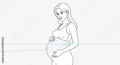 Young child feeding ducks casts bread against simple white background, capturing simple delight, also translated into English as Young child feeding ducks.