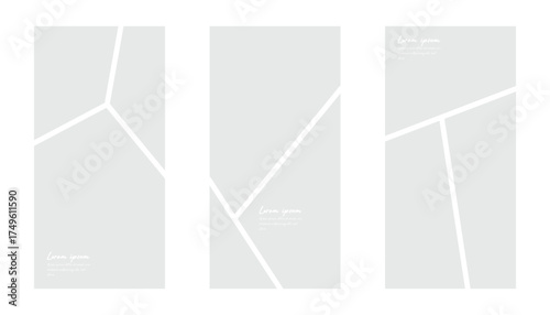 Collection of comic-style photos for a 1:2 portrait poster or banner design