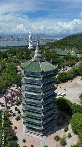 Pagoda Overlooking the Sea in Da Nang