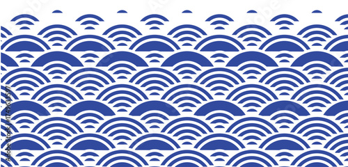 curved pattern of scales japanesse ornament.eps