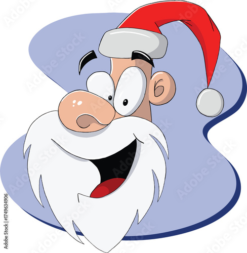 Funny Cartoon Santa Claus