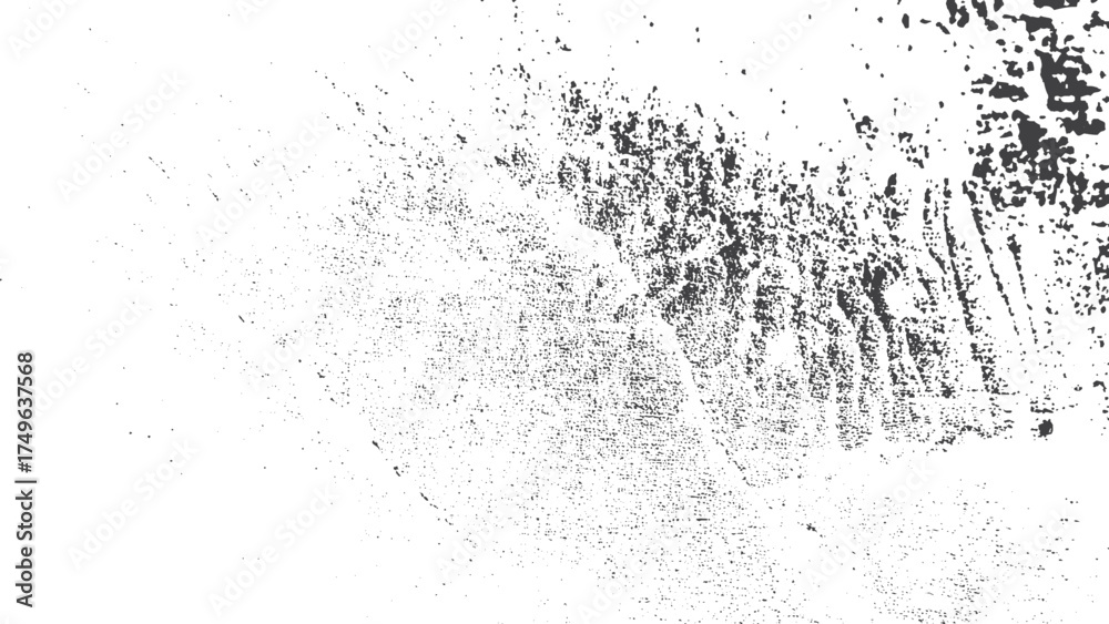 Obraz premium Black and white glitch halftone grunge texture abstract background for modern design