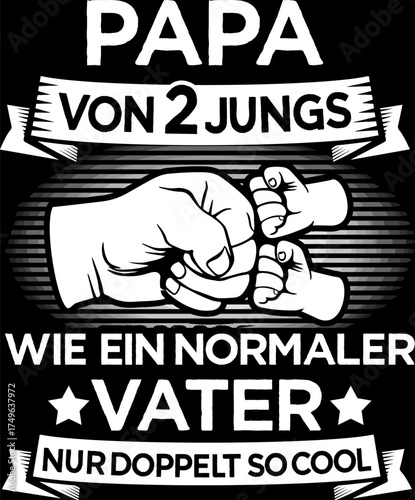 Papa Vater Grafik Vektor Familie