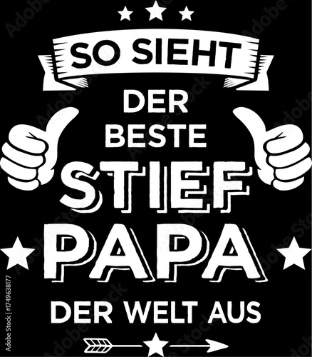 Stiefpapa Vater Grafik Vektor Familie