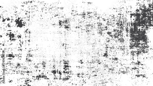 Wallpaper Mural Abstract black and white halftone grunge pattern texture with distortion noise effect   Torontodigital.ca