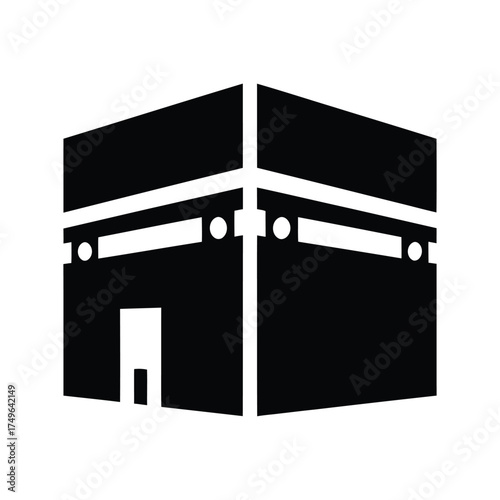 Kaaba building icon mecca islam