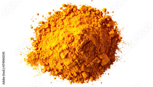 Pile of bright yellow spice (1)