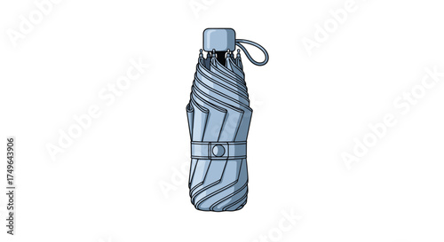 A compact and portable umbrella for everyday use.